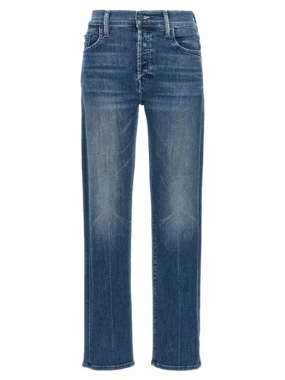 Mother 'the Mid Rise Hoker Hover' Jeans In Blue