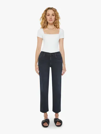 Mother The Rambler High Rise Ankle Straight Leg Jeans In Night In Venice