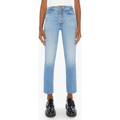 Mother The Pixie Hustler High Waist Ankle Straight Leg Jeans In Tarot Time