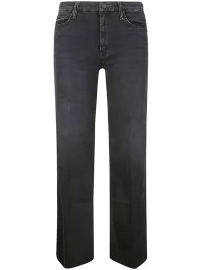 Mother The Roller Fray Jeans In Blue