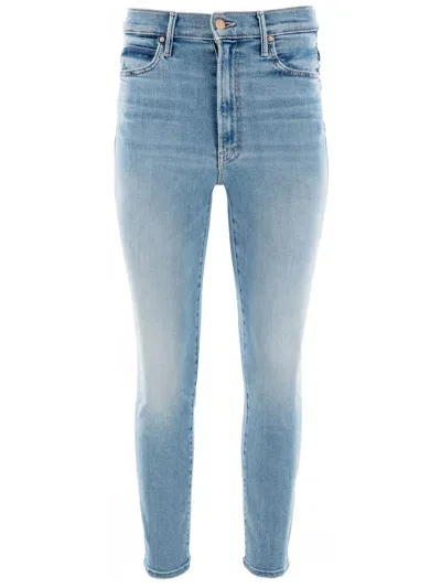 Mother The Swooner Rascal High Rise Ankle Skinny Jeans In Let's Trip