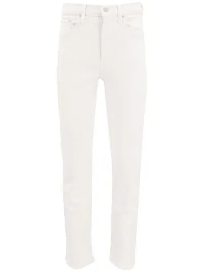 Mother The Tomcat High-rise Straight-leg Jeans In Neutrals