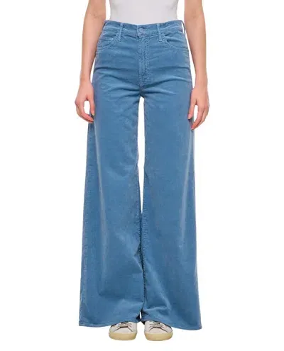 Mother The Undercover Flared Denim Jeans In Blue