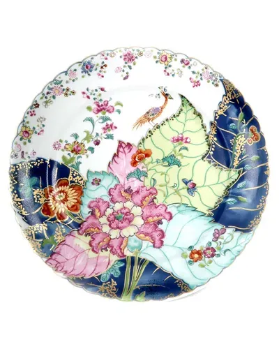 Mottahedeh Tobacco Leaf Dinner Plate In Multi L