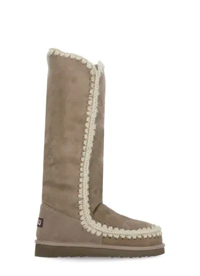 Mou Boots Beige In Brown