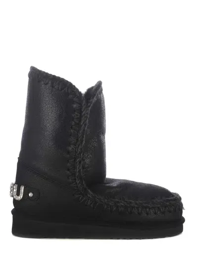 Mou Boots  Eskimo24 Rhinestones Made Of Leather