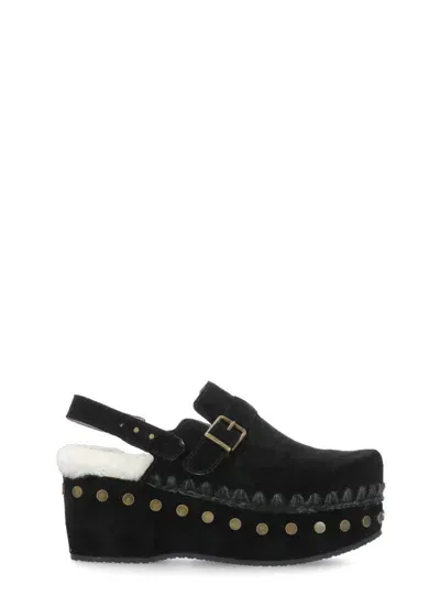 Mou Clog Sabot In Black