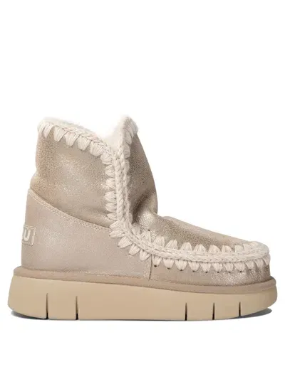 Mou Eskimo 18 Bounce Ankle Boots In Silver