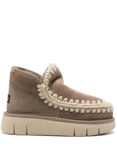 Mou Eskimo Bounce Boots In Grey