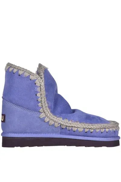 Mou Eskimo Shearling Boots In Purple