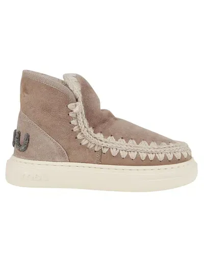 Mou Eskimo Sneaker Bold Glit.logo In Brown