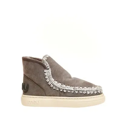 Mou Eskimo Sneaker Bold Glitter Logo New Grey