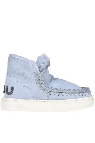 Mou Eskimo Sneakers Boots In Cool White