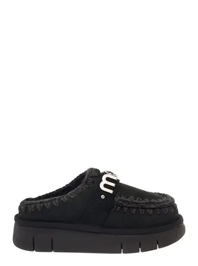 Mou Flats In Black