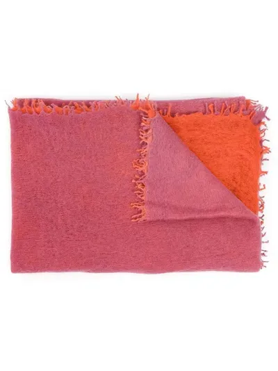 Mouleta Cashmere Scarf In Orange