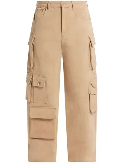 Mouty Multipocket Trousers In Brown