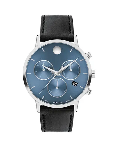 Movado Museum Classic Chronograph, 42mm In Blue/black