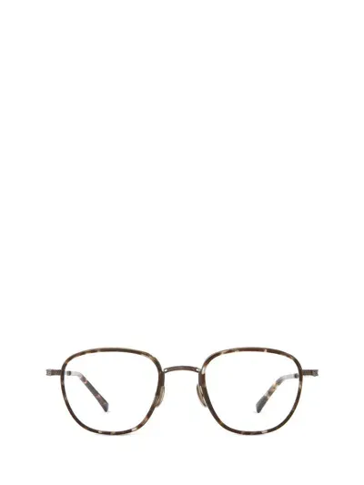 Mr Leight Mr. Leight Eyeglasses In Leopard Tortoise-antique Gold