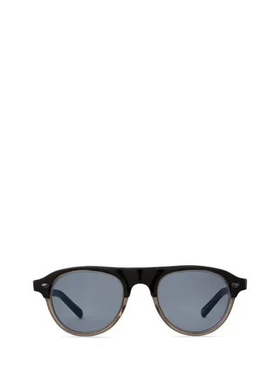 Mr Leight Mr. Leight Sunglasses In Stone Laminate-gunmetal/blue Opal