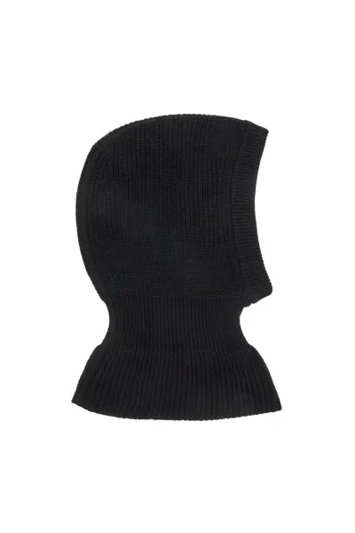 Mr Mittens Balaclava Ozzy In Lana Merino In Black