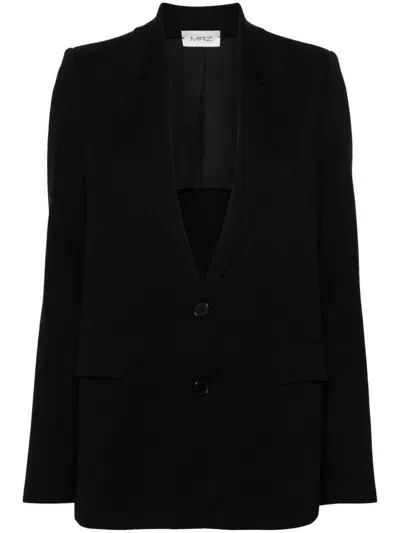 Mrz Knitted Blazer In Black