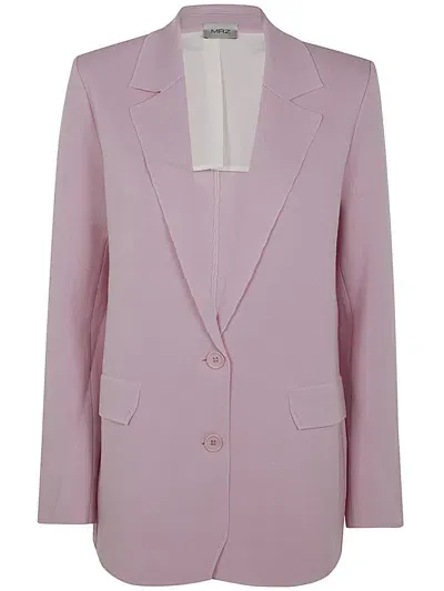 Mrz Over Jacket Clothing In Pink & Purple