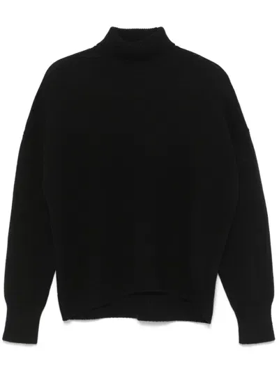 Mrz Roll-neck Sweater In Black