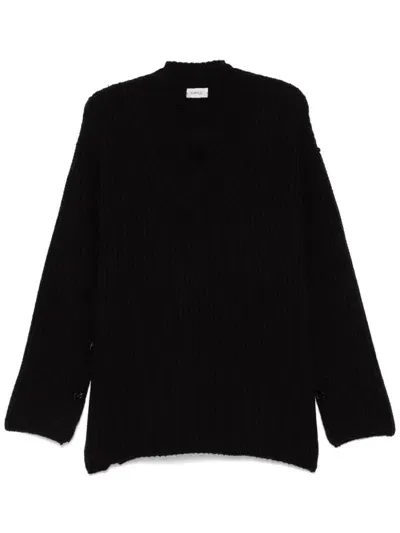 Mrz Side-vents Sweater In Black