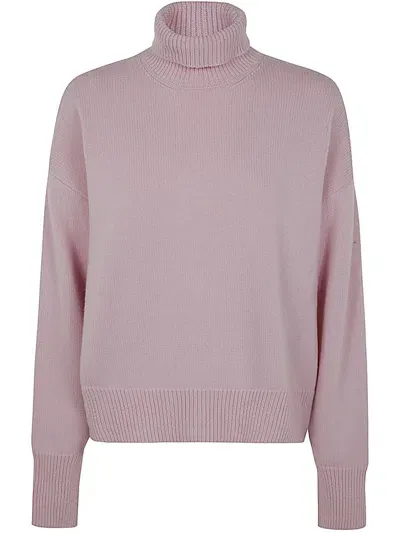 Mrz Turtle Neck Sweater Clothing In Pink & Purple