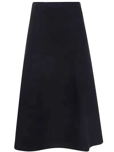 Mrz Wide Skirt In Black