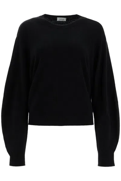 Mrz Wool And Cashmere Blend Pul In Black