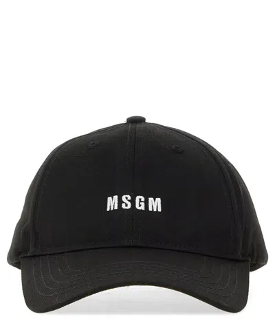 Msgm Hat In Black