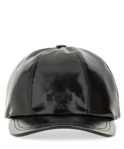 Msgm Hat In Black