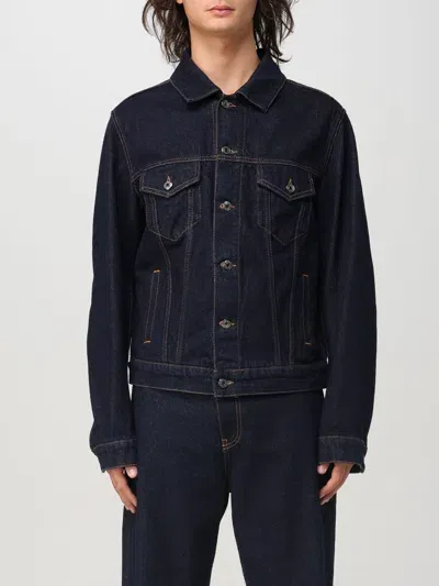 Msgm Jacket  Men Color Blue In Blau