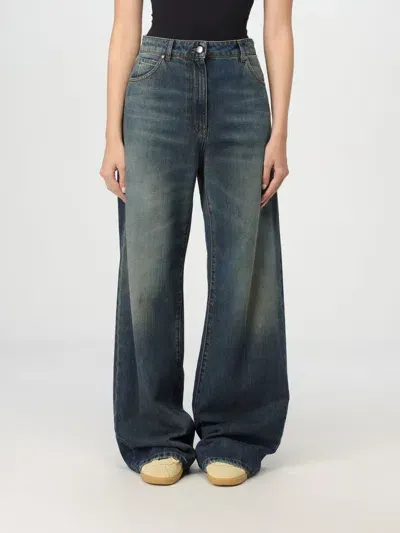 Msgm Jeans  Woman Color Blue In Blau