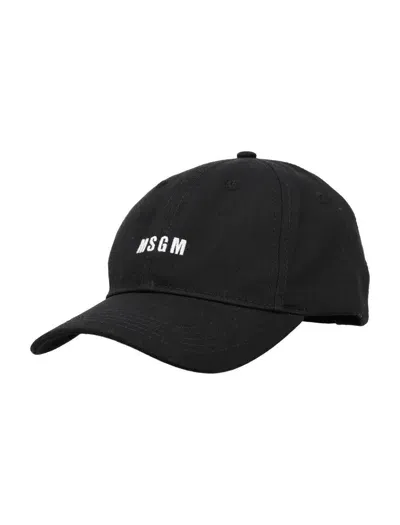 Msgm Cap In Black