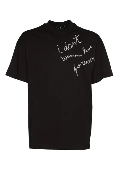 Msgm Tiago Alexandre X  T-shirt In Black