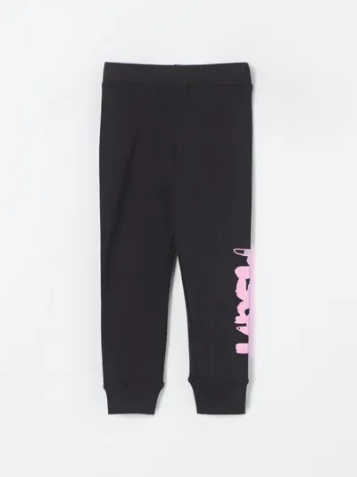 Msgm Pants  Kids Kids Color Black 1 In Schwarz 1