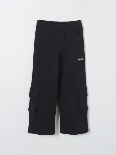 Msgm Pants  Kids Kids Color Black