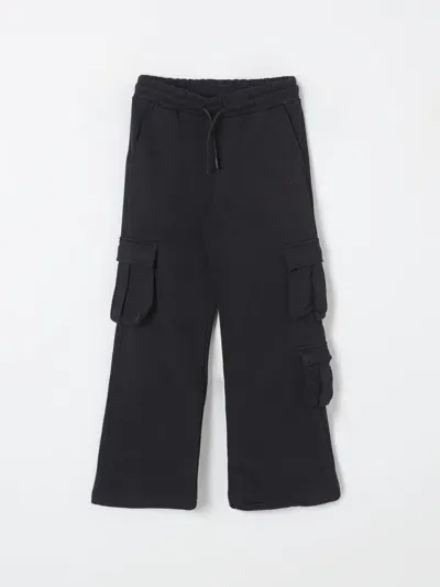 Msgm Pants  Kids Kids Color Black In Schwarz