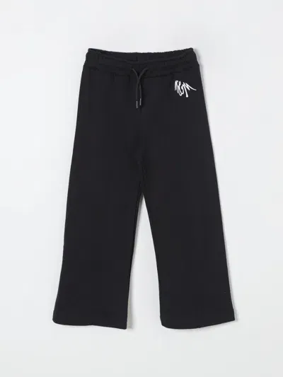 Msgm Pants  Kids Kids Color Black In Schwarz