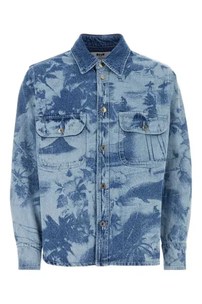 Msgm Shirts In Printed