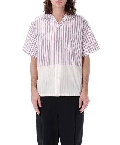 Msgm Short Sleeve Shirt In Violet