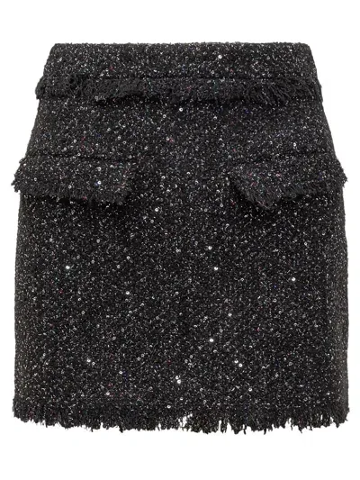 Msgm Skirt In Black