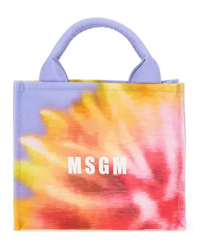 Msgm Small Handbag In Multicolor