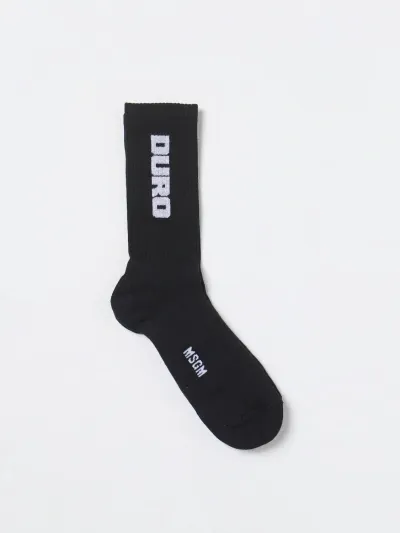 Msgm Socks  Men Color Black