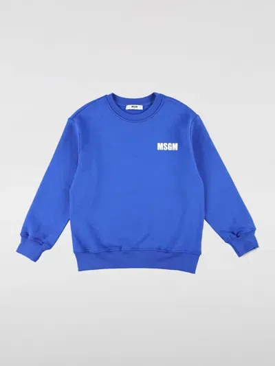 Msgm Sweater  Kids Kids Color Blue In Blau