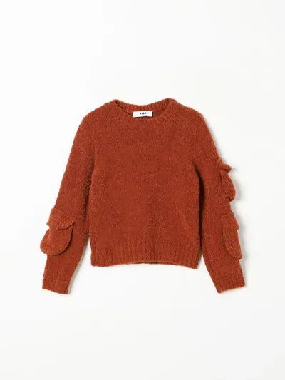 Msgm Sweater  Kids Kids Color Brown In Braun