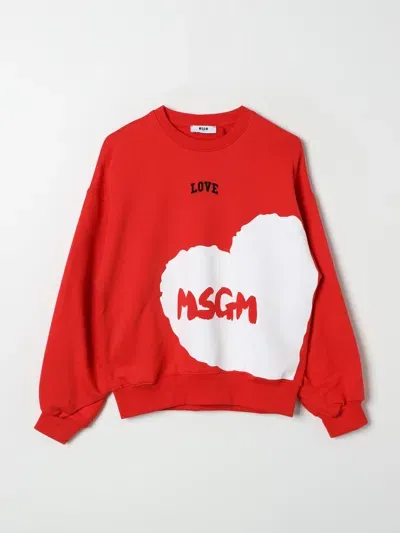 Msgm Sweater  Kids Kids Color Red