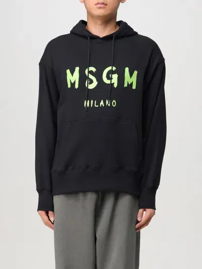 Msgm Sweatshirt  Men Color Black In Schwarz